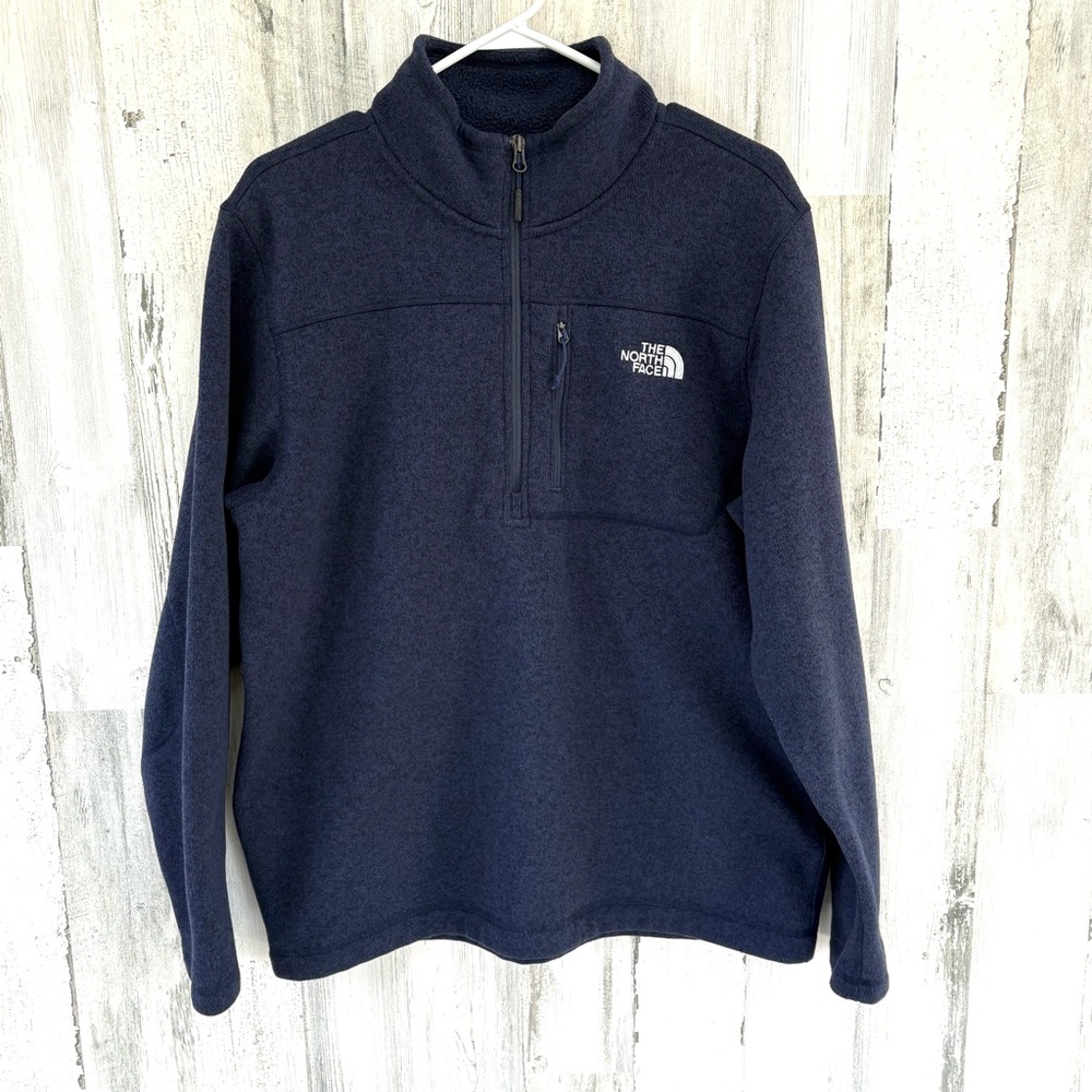 The North Face Men’s Size Large 1/2 Zip  Canyonlands Pullover In Blue
